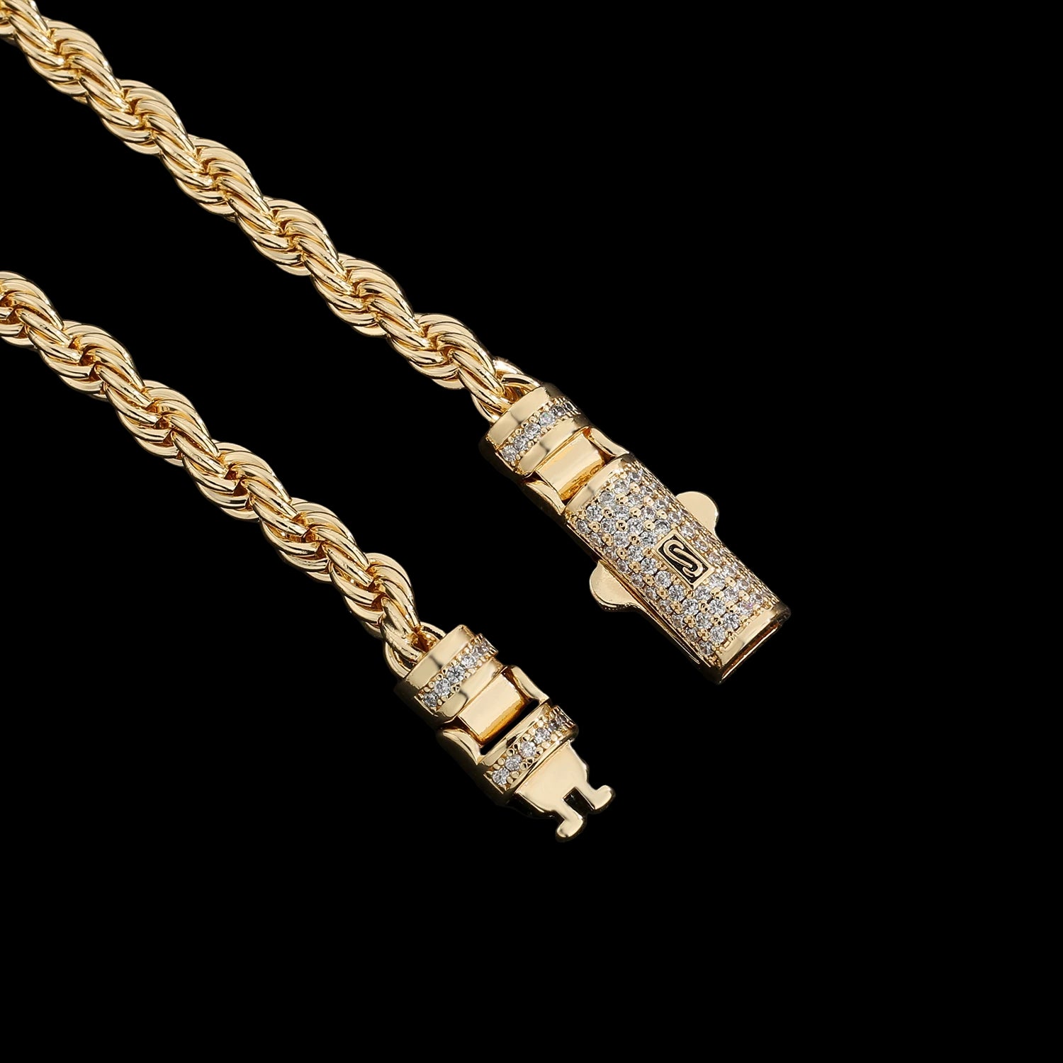S CLASP MONACO SET 14K