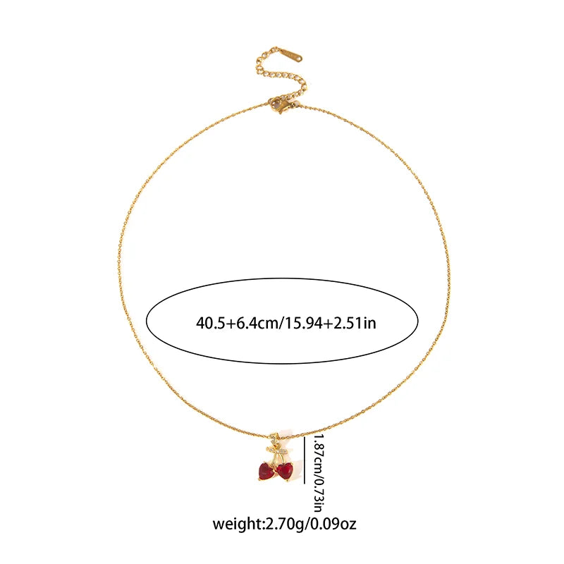 Cherry Pendant Necklace