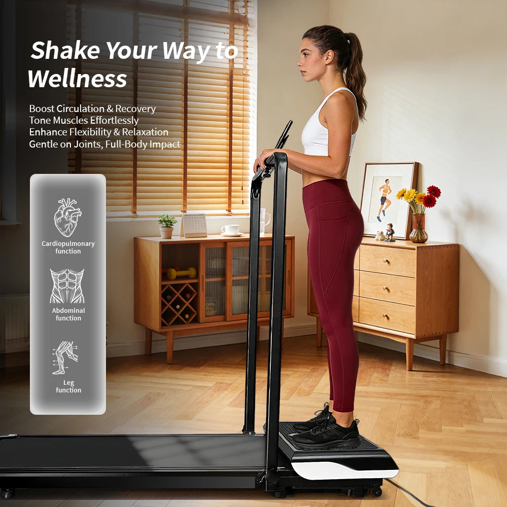 ONEWALK Portable Foldable Electric Treadmill with Vibration Walking Pad