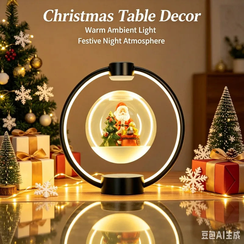 Floating 360° Christmas Santa LED Lamp