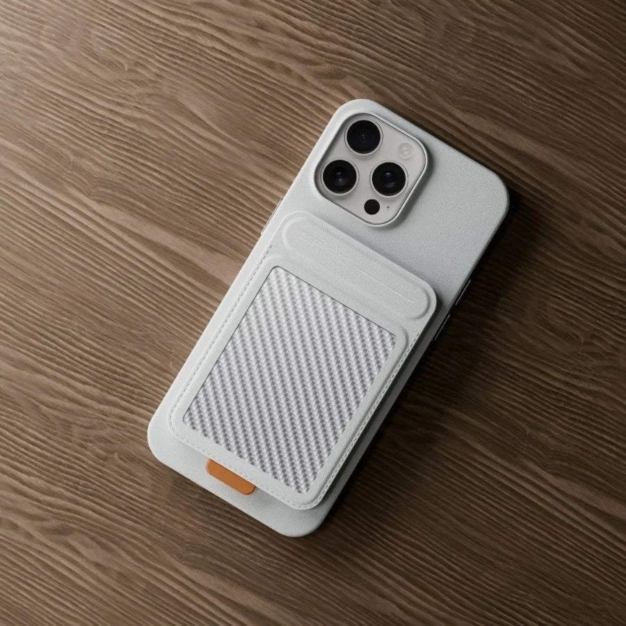 CARBON FIBRE MAGSAFE CARD HOLDER - ÉDITION MAGNÉTIQUE