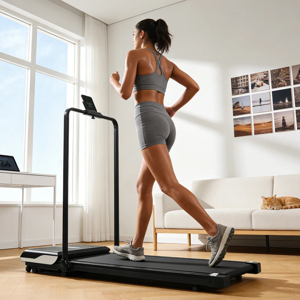 ONEWALK Portable Foldable Electric Treadmill with Vibration Walking Pad
