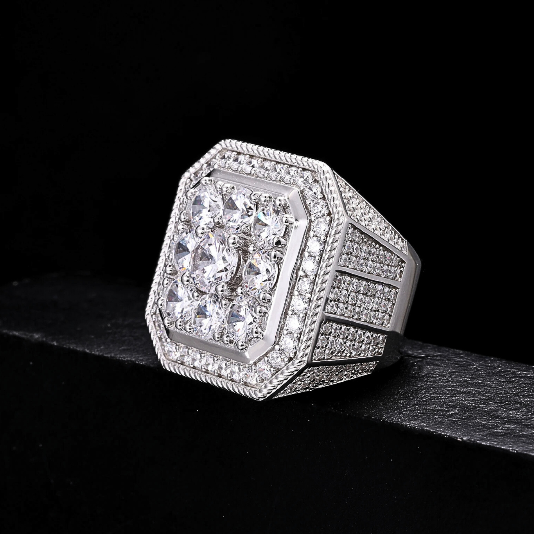 Square Moissanite Ring