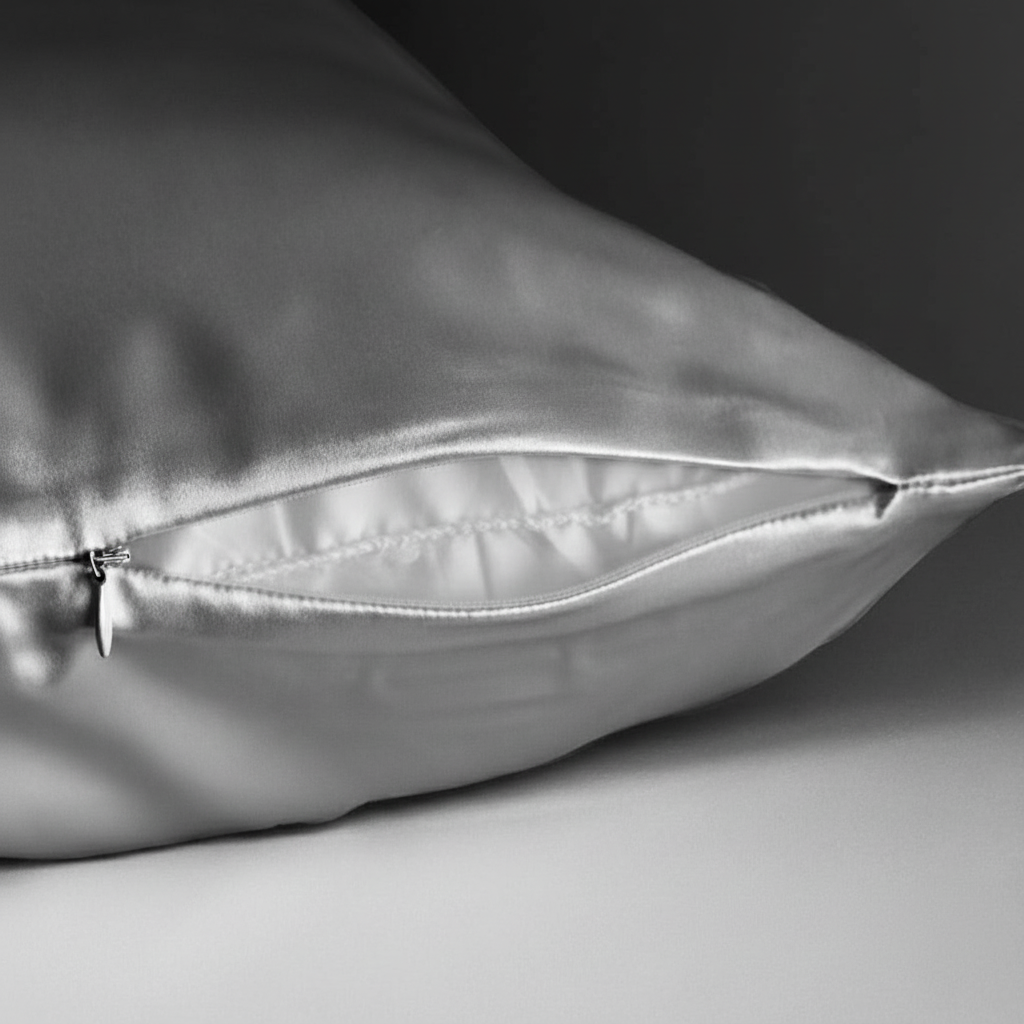 GREY Mulberry Silk Pillowcase