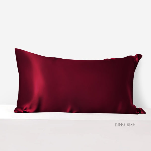 Wine red - Mulberry Silk Bed Ensemble Set