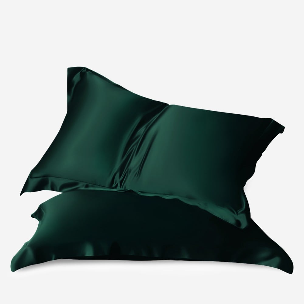 DARK GREEN - Mulberry Silk Bed Ensemble Set