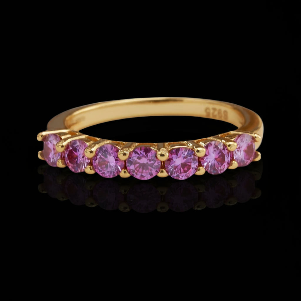 Moissanite Eternity Band