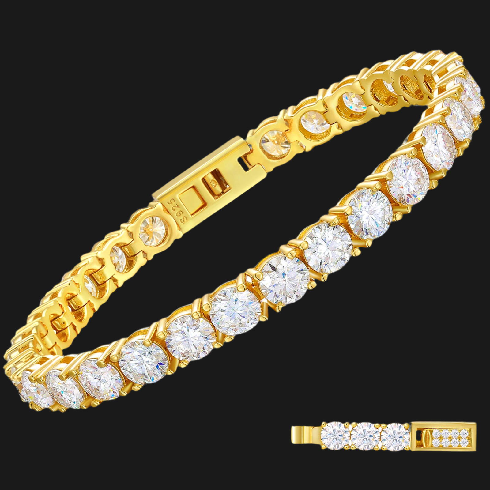 LUMINARA Full Moissanite Tennis Chain