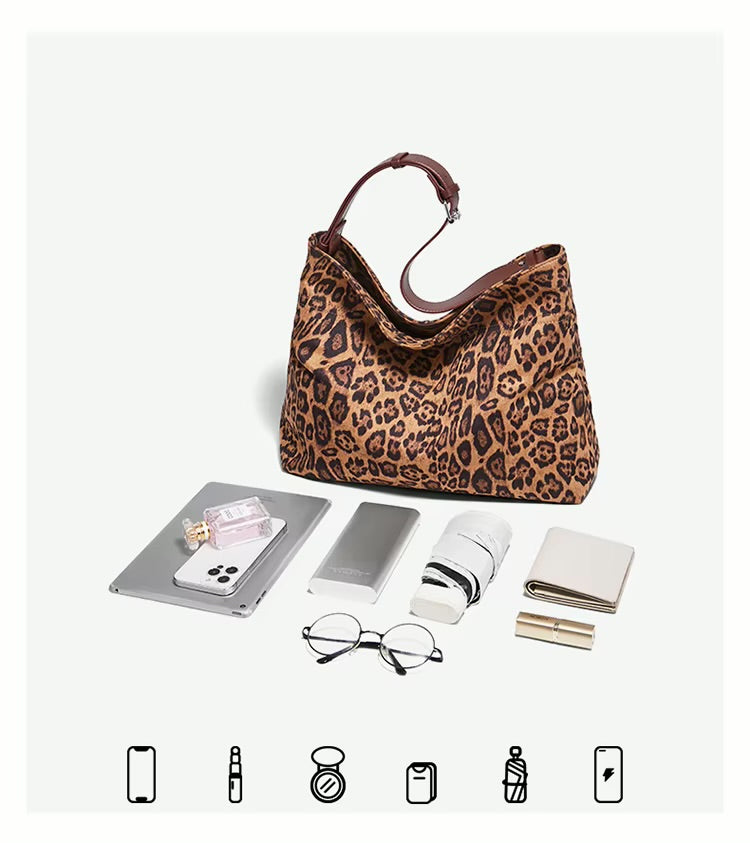 Lunaire Leopard Tote