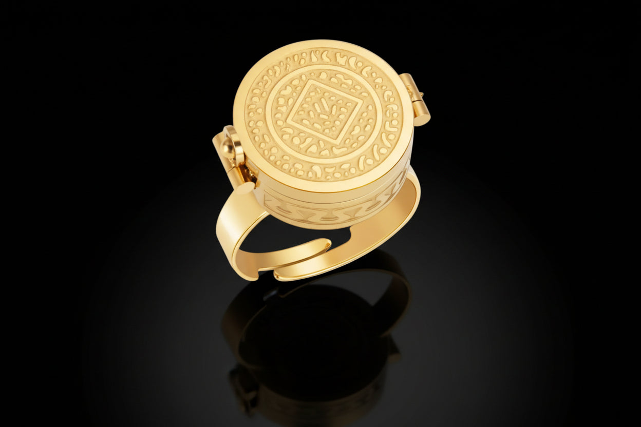 Aurielle 18K Lip Balm Ring
