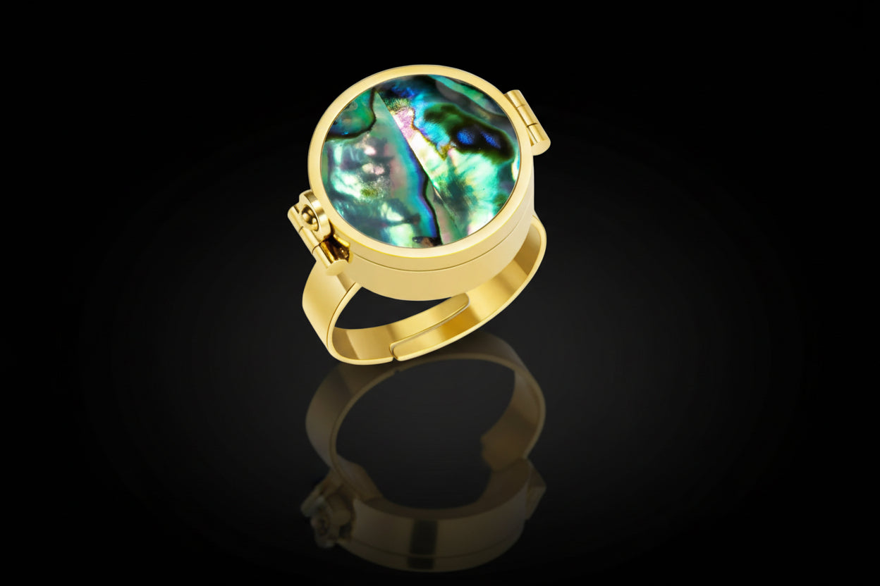 Aurielle 18K Lip Balm Ring