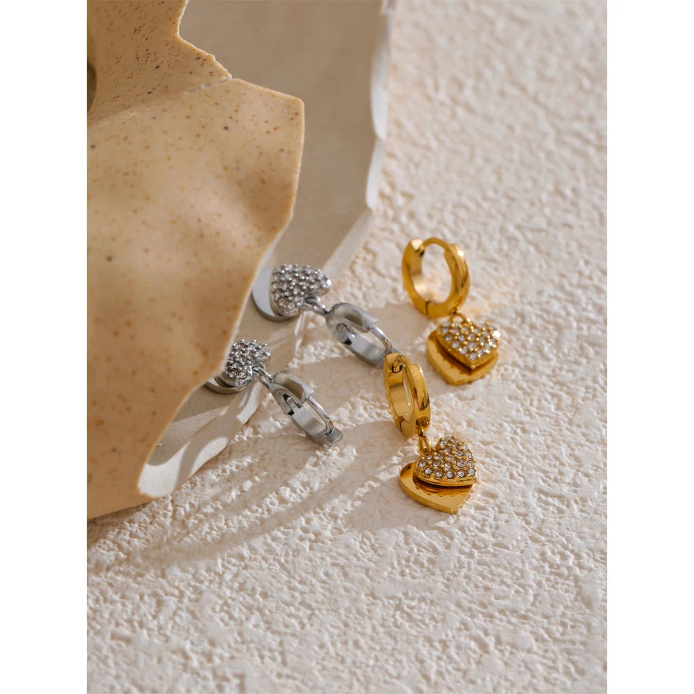 Drop Hoop Earrings