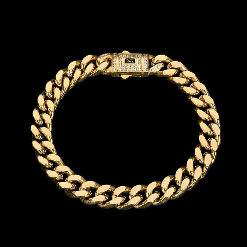 LE CHAÎNE MONACO BRACELET 14K