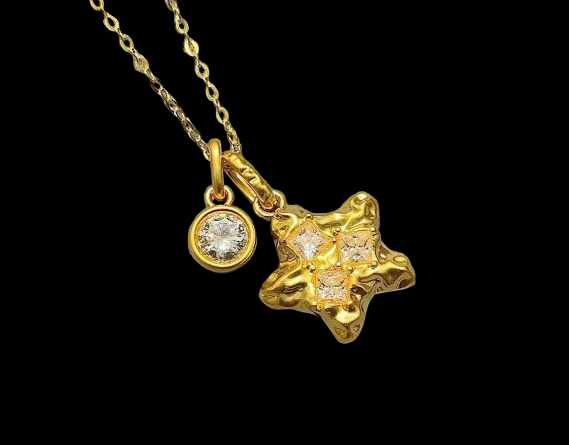 Stellario 18K Gold Moissanite