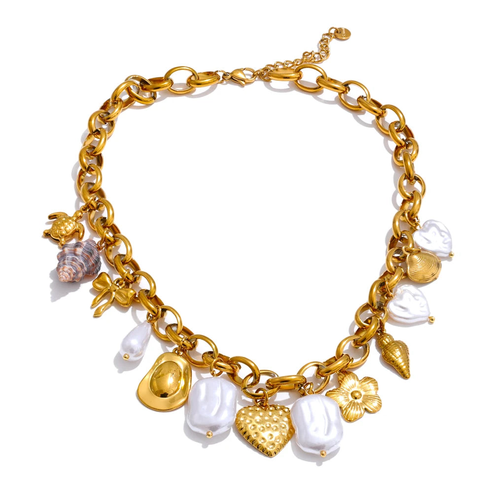 NIEOLA 18K PVD PLATED