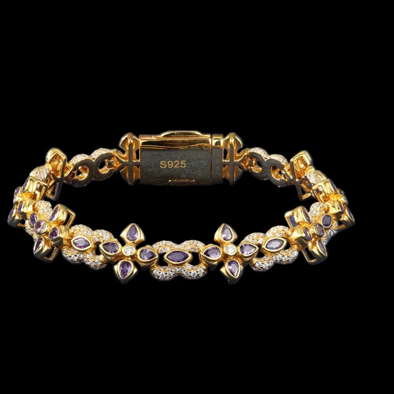 INFINITA Moissanite Cuban Link Bracelet