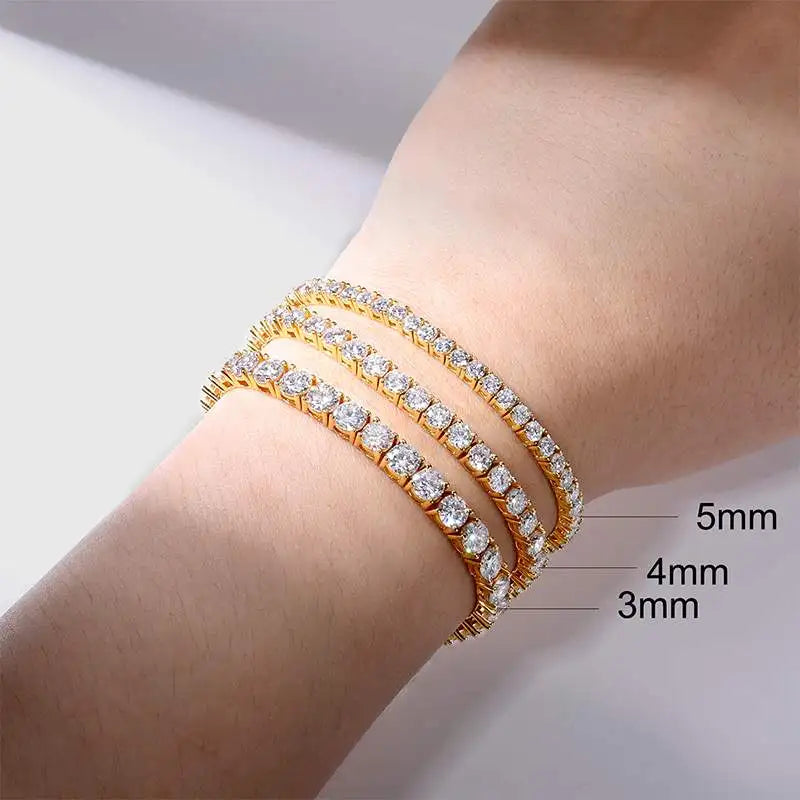 LUMINARA Full Moissanite Tennis Chain