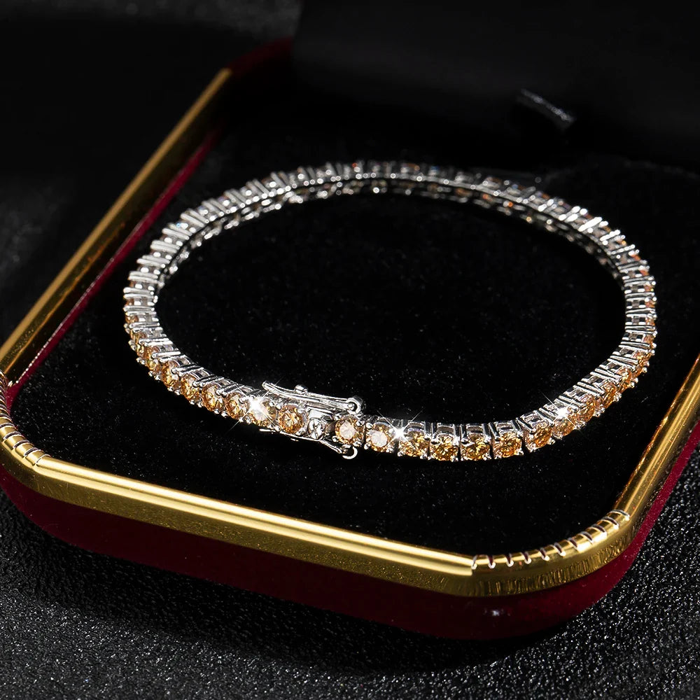 ÉCLAT CHAMPAGNE TENNIS BRACELET