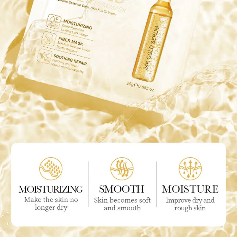 24K Gold Radiance Face Mask Set