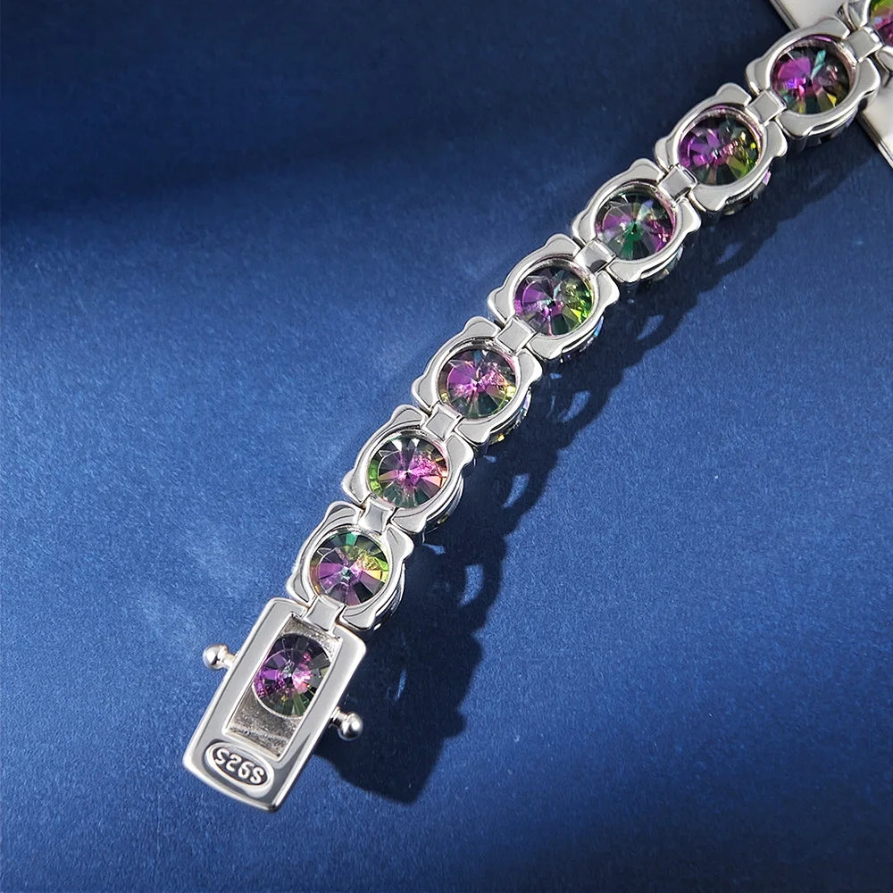 Éclat Blue Tennis Bracelet