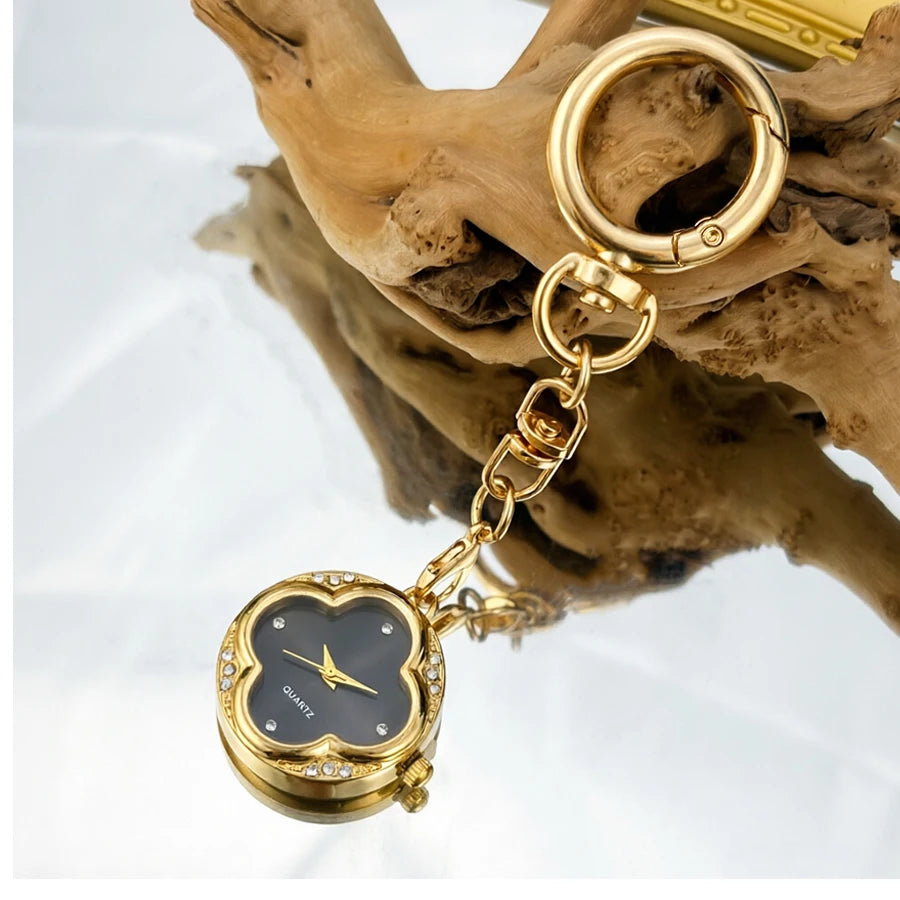 CLOVER Four-Leaf Luxury Keychain Watch