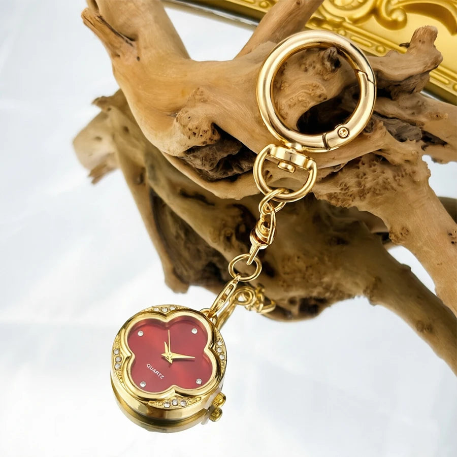 CLOVER Four-Leaf Luxury Keychain Watch