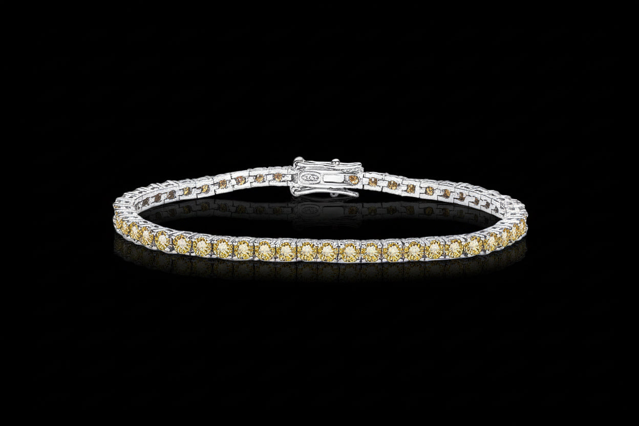 ÉCLAT CHAMPAGNE TENNIS BRACELET