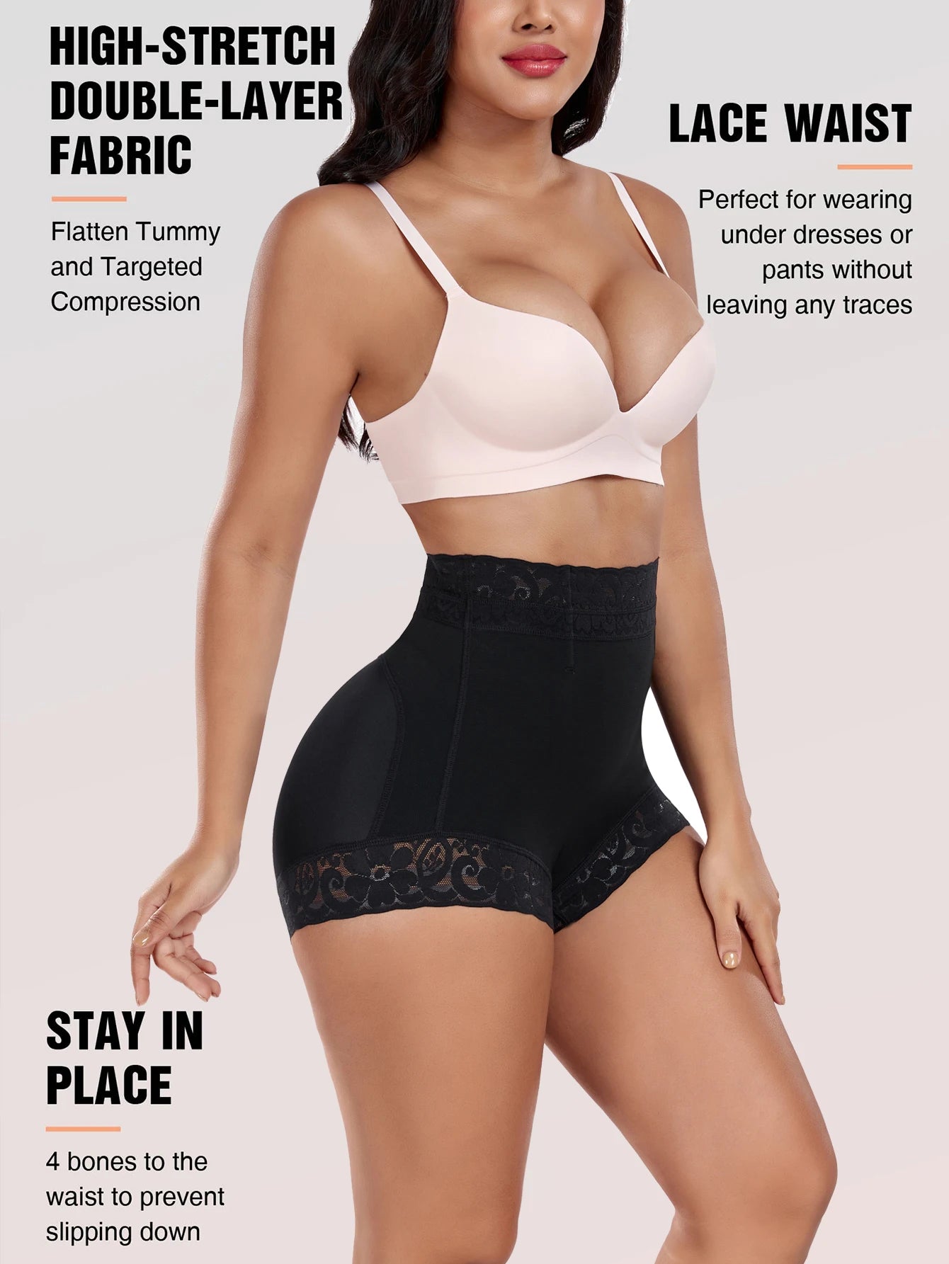 LACE SCULPT SHAPER SHORTS