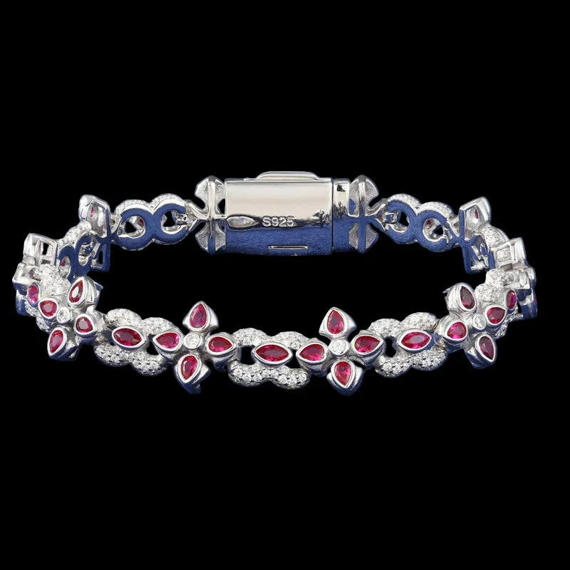 INFINITA Moissanite Cuban Link Bracelet