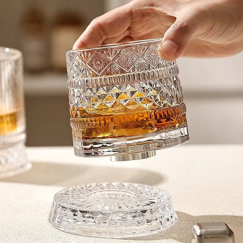 Aurora Spin Whiskey Glasses