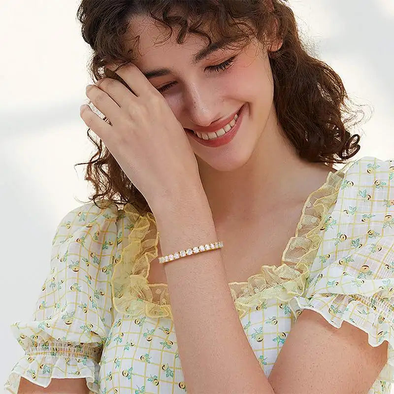 LUMINARA Full Moissanite Tennis Chain