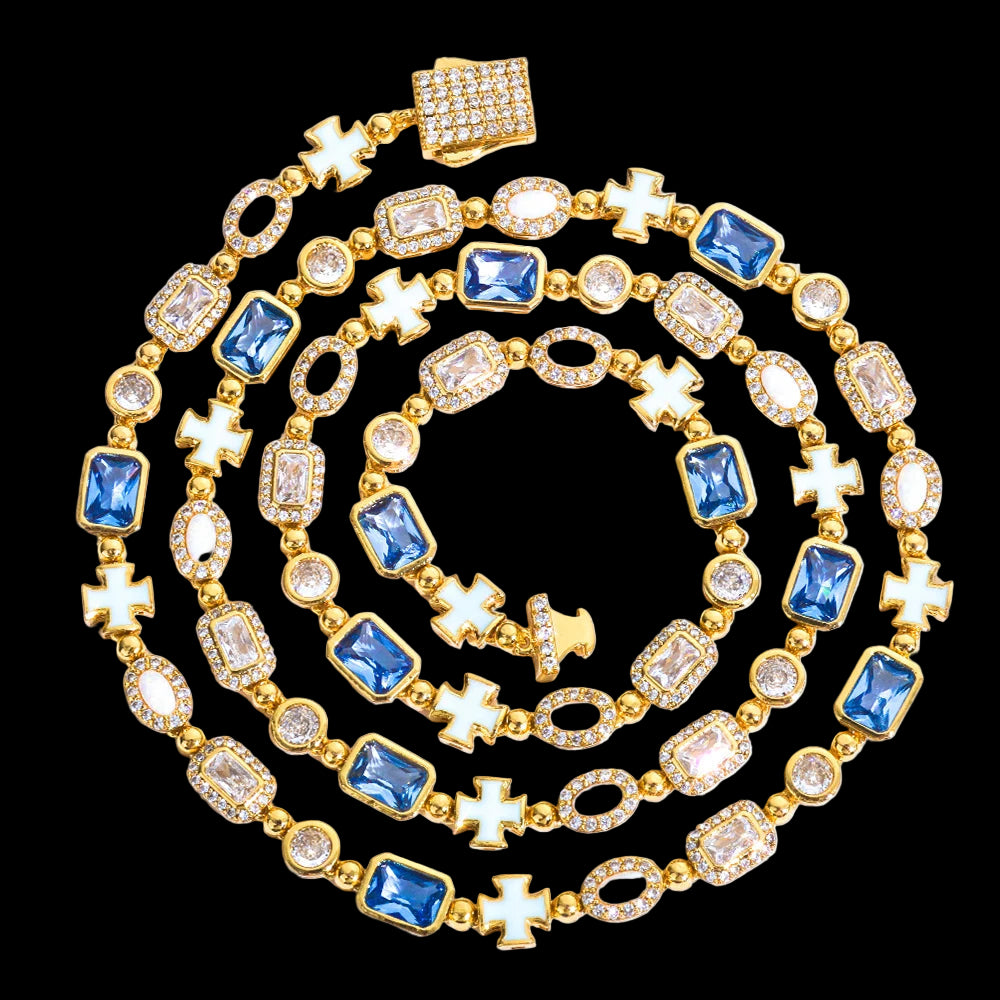 Collana Velluto Blu 18K