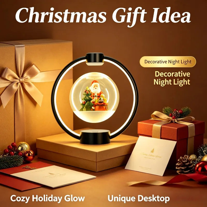 Floating 360° Christmas Santa LED Lamp