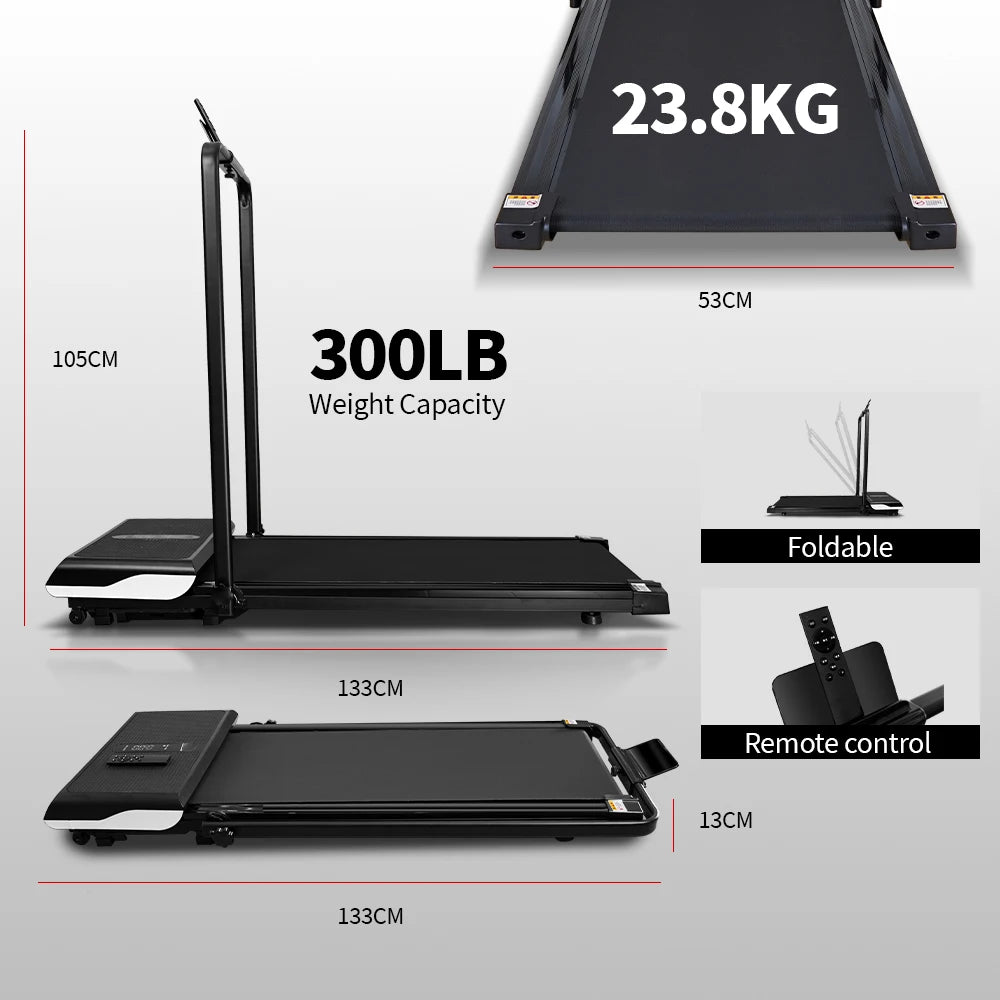 ONEWALK Portable Foldable Electric Treadmill with Vibration Walking Pad