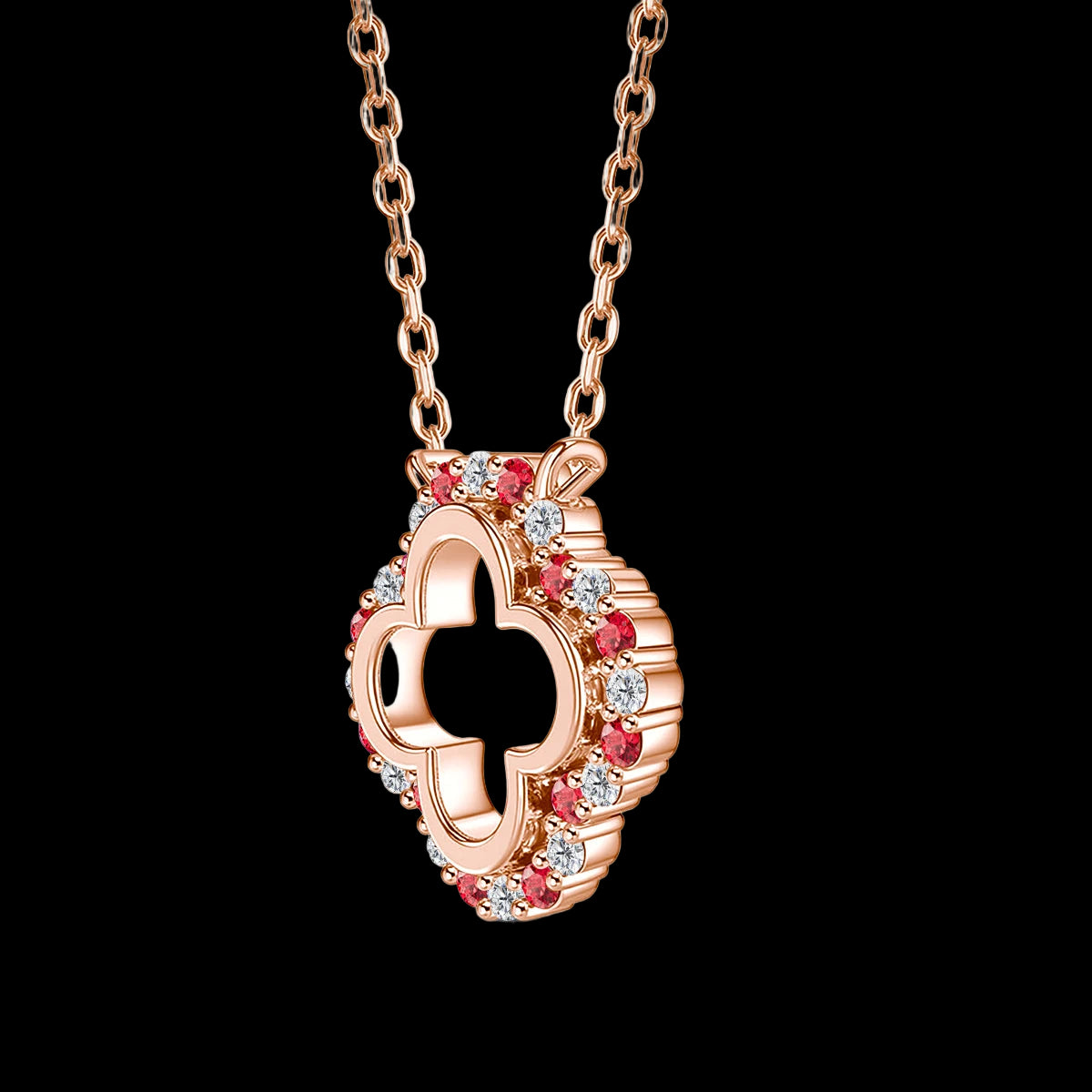 Éclat Vert – Moissanite ROSE GOLD