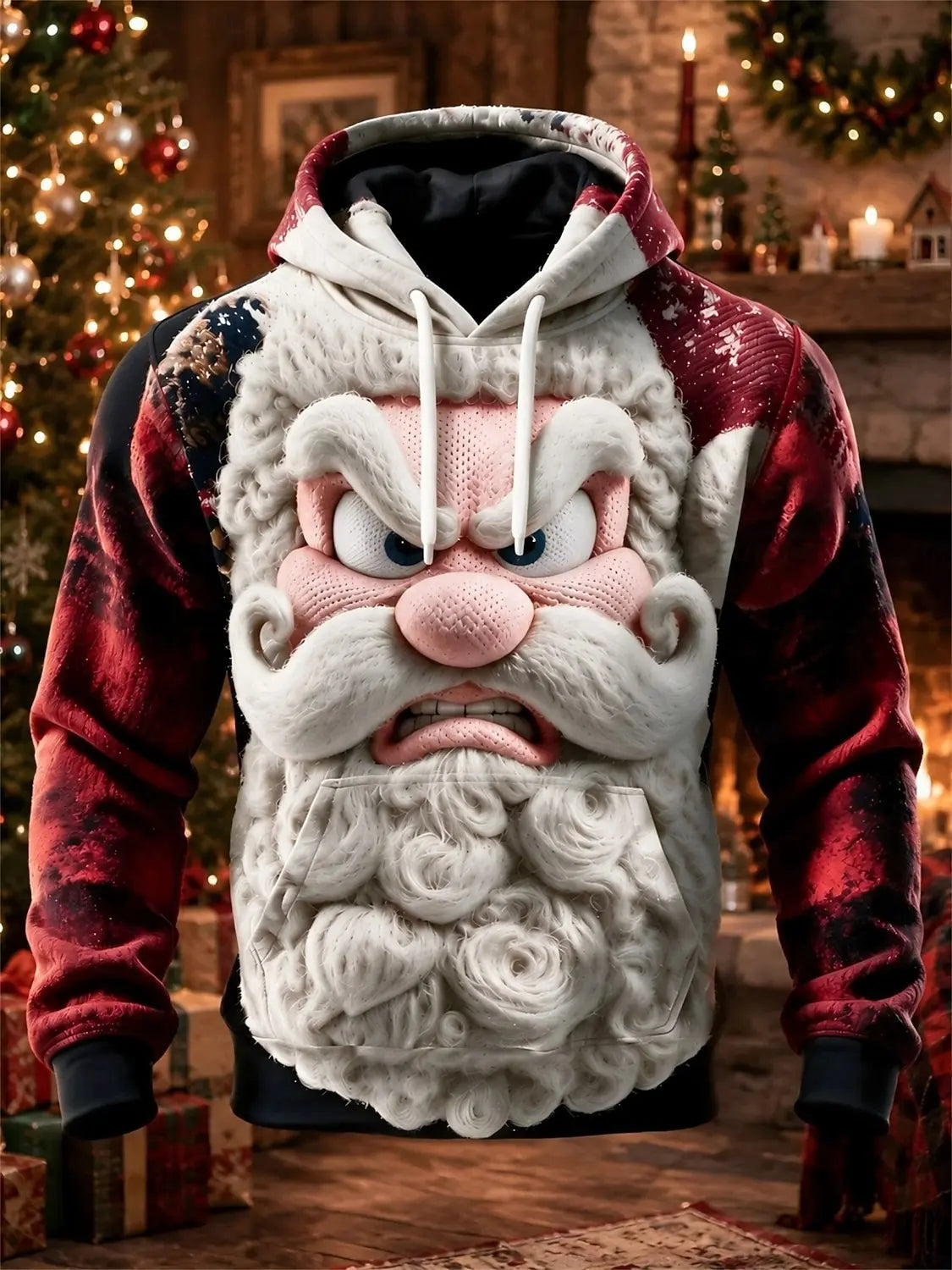 3D Christmas Funny Hoodie