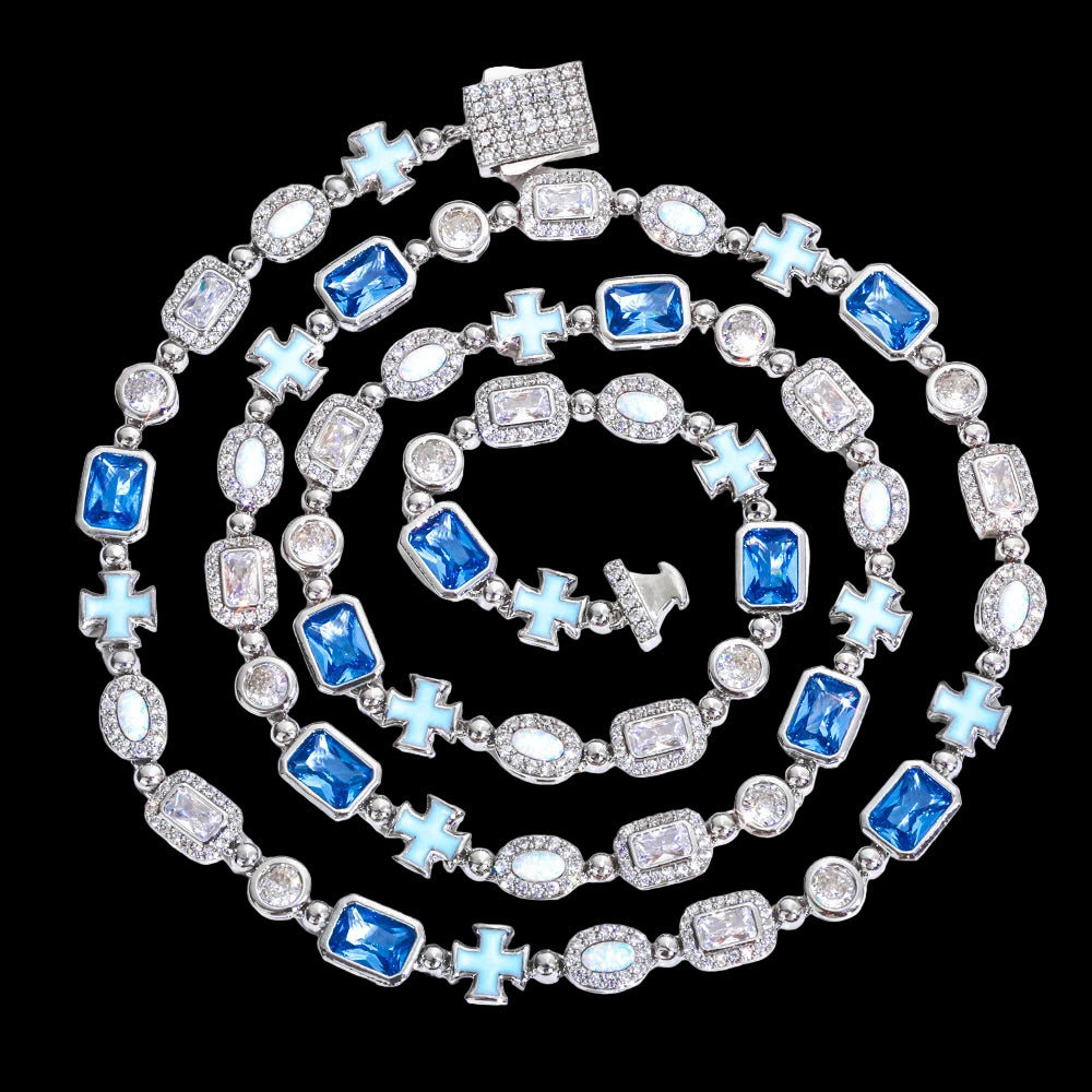 Collana Velluto Blu 18K