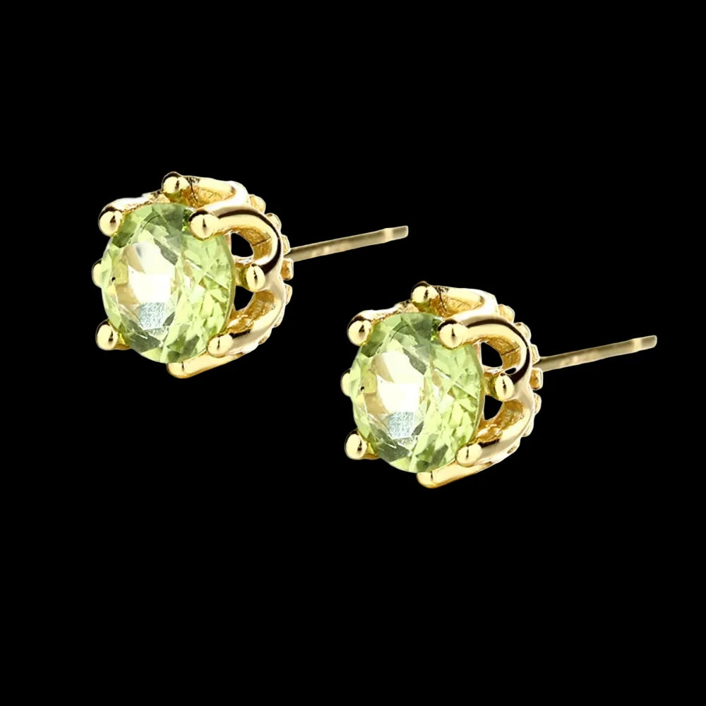 Verdéa Peridot Stud Earrings