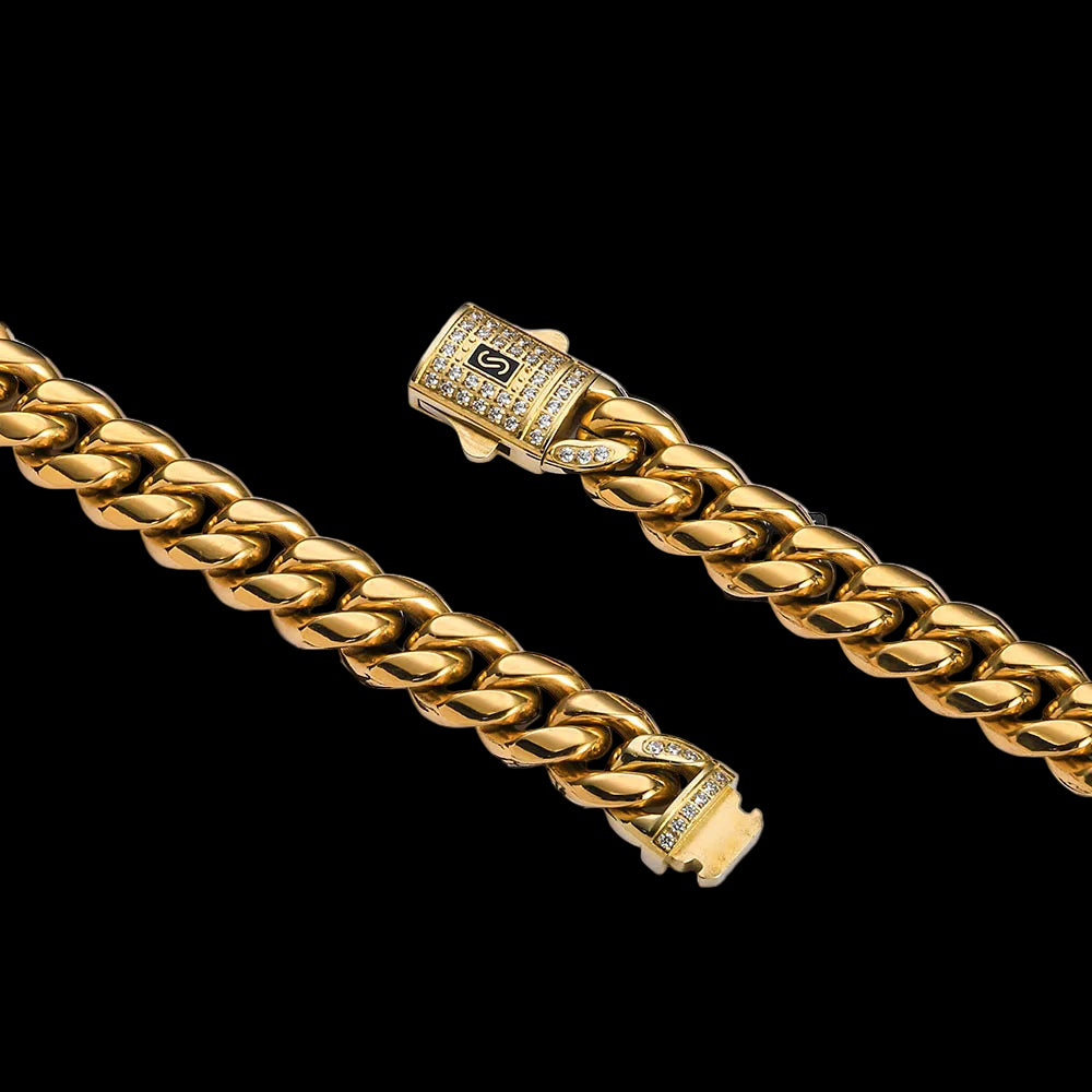 Monaco – CZ Cuban 14K