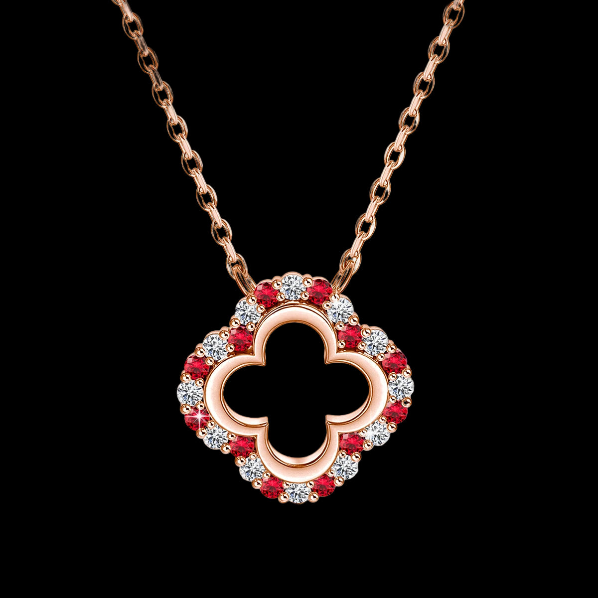 Éclat Vert – Moissanite ROSE GOLD