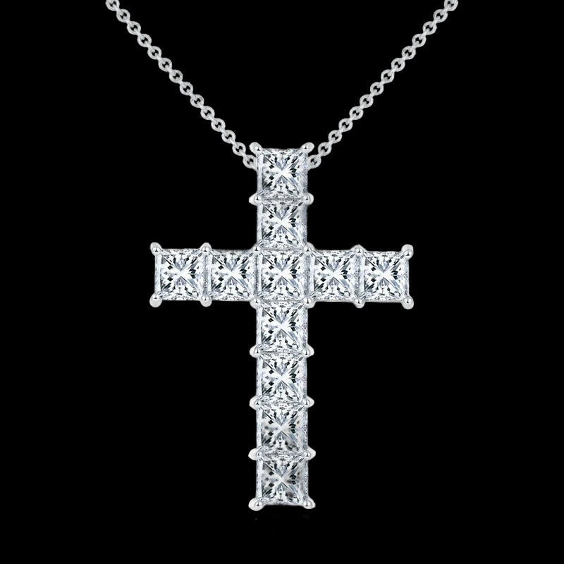 Eterna 18K Lux Moissanite Pendant