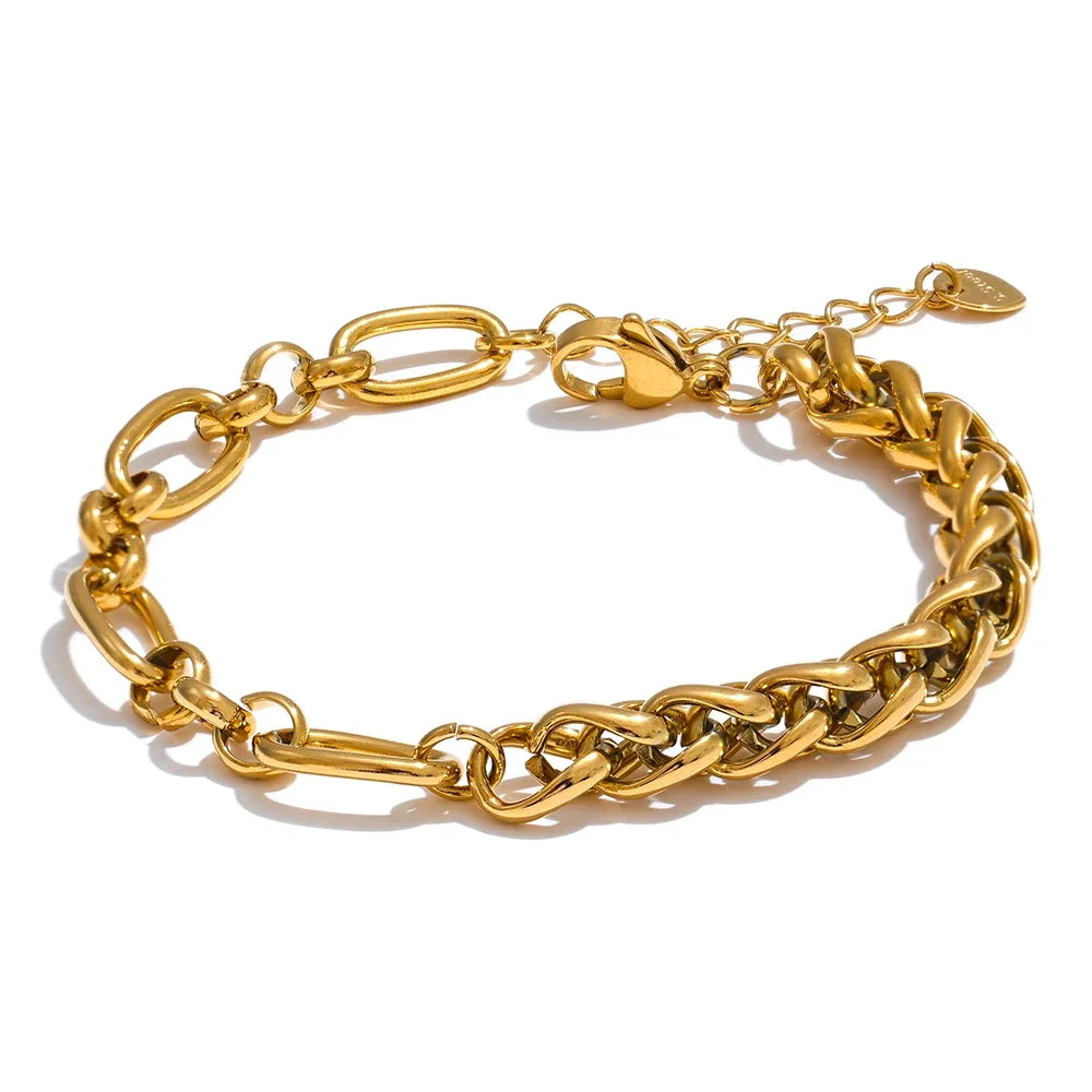 Statement Golden Glossy Thick Chunky Collar Necklace