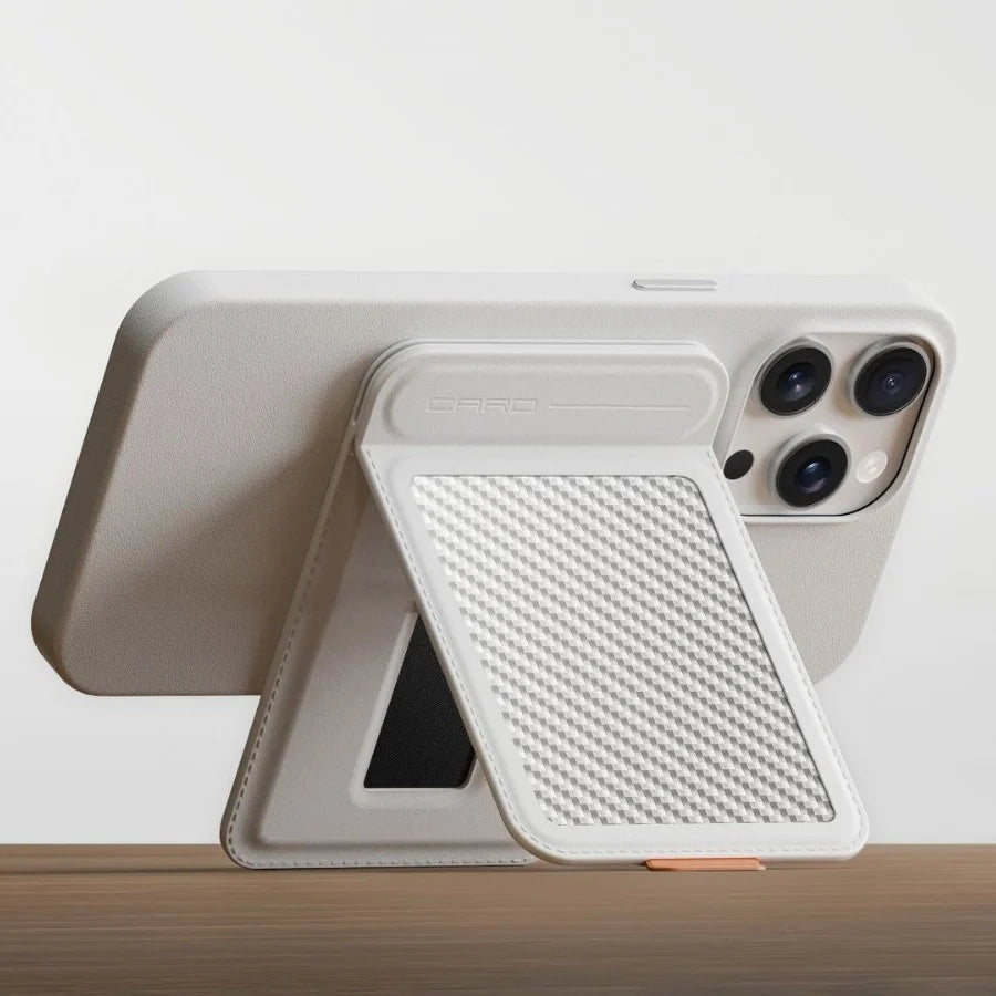 CARBON FIBRE MAGSAFE CARD HOLDER - ÉDITION MAGNÉTIQUE