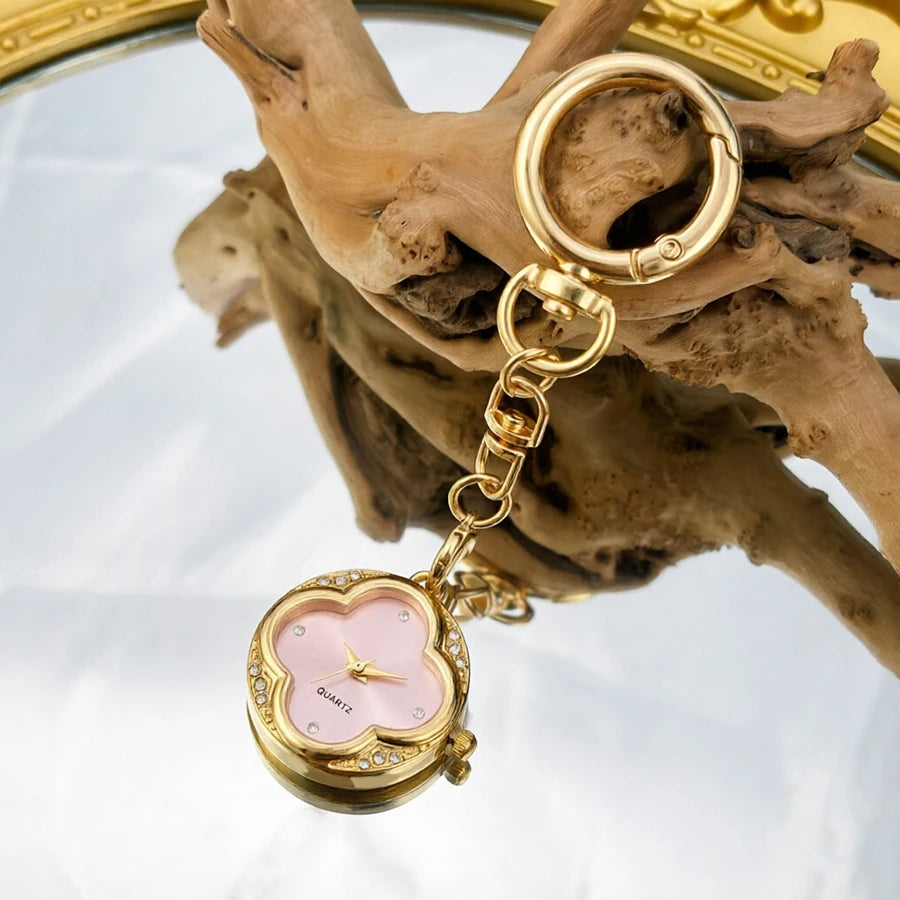 CLOVER Four-Leaf Luxury Keychain Watch