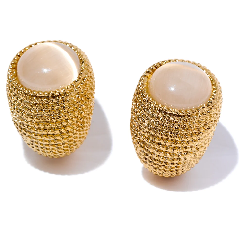 White Cat Eye Stone