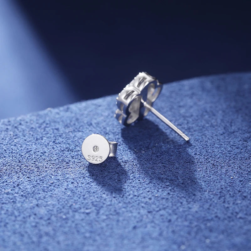 Moissanite 18K Stud Earrings