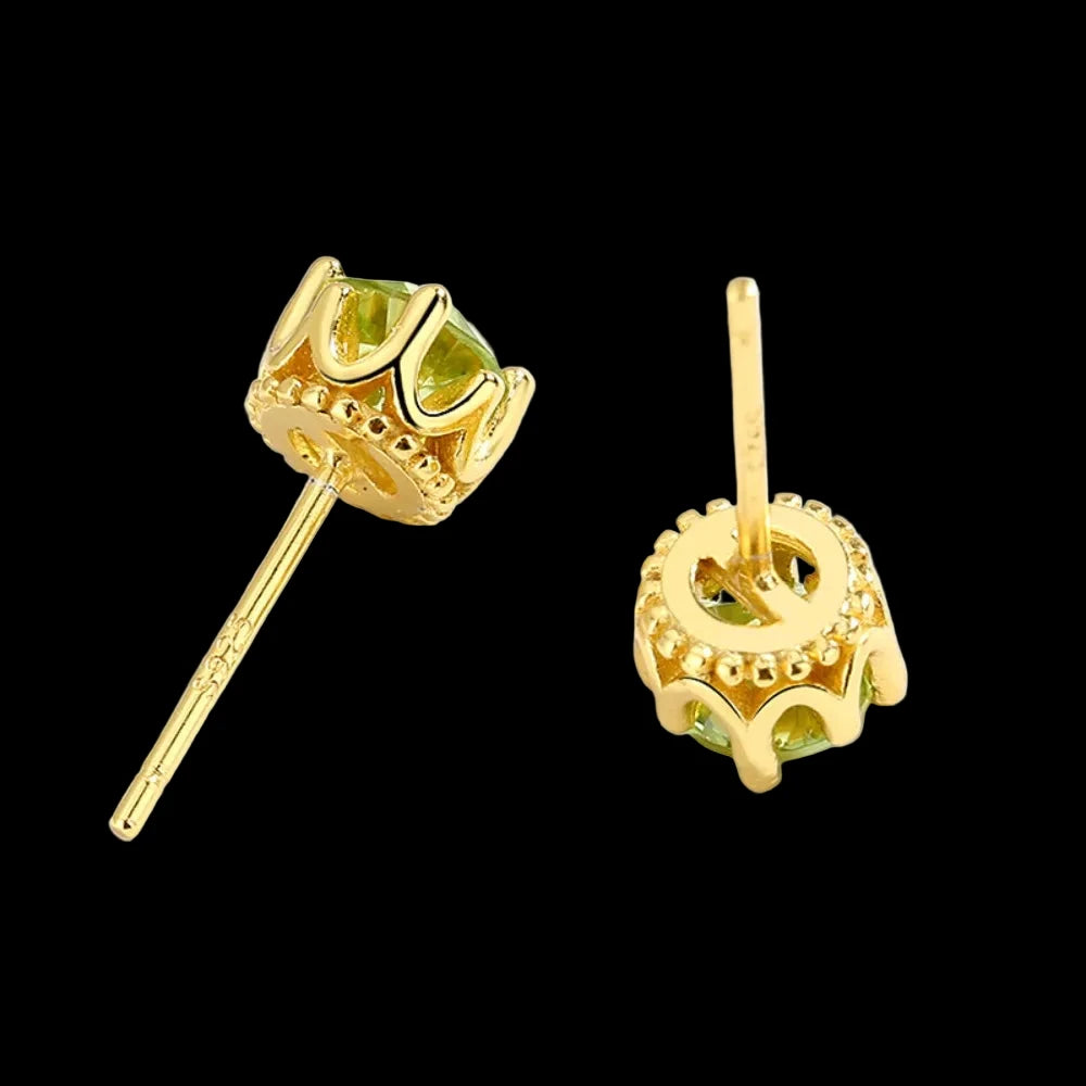 Verdéa Peridot Stud Earrings