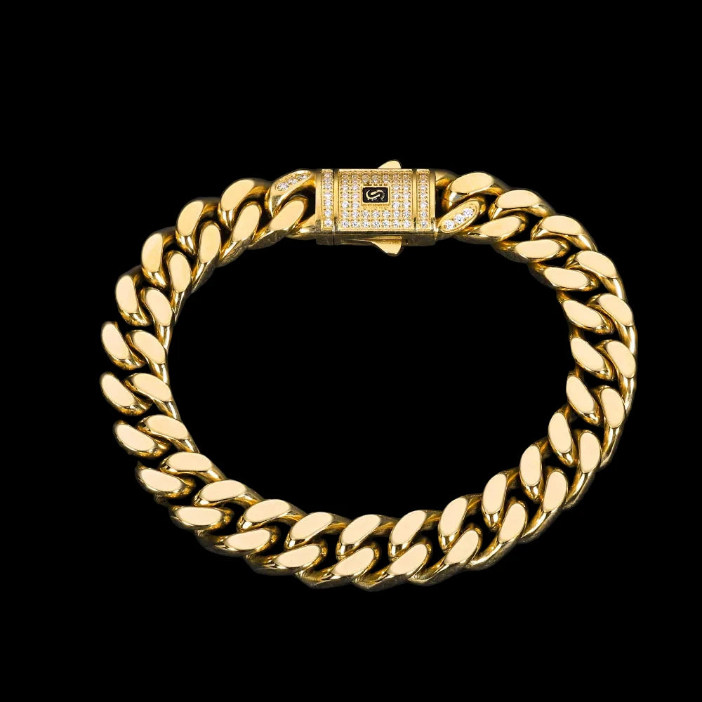 LE CHAÎNE MONACO BRACELET 14K