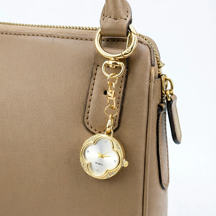 CLOVER Four-Leaf Luxury Keychain Watch