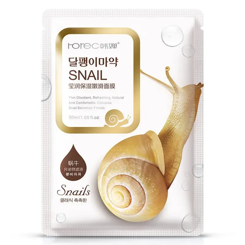 Snail Replenishing & Moisturizing Facial Masks
